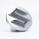 DFVBNH Auto Nabendeckel für Suzuki Vitara 2014-2023, Nabenkappen Radnabenabdeckung Felgenkappen Radnabenkappen Felgendeckel Radnabendeckel ABS Logo Ersetzen Zubehör 4 PCS,Silver-58mm