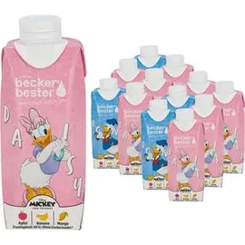 Beckers Bester Donald & Daisy Apfel-Banane-Mango Fruchtsaftgetränk 12x 0,33 l