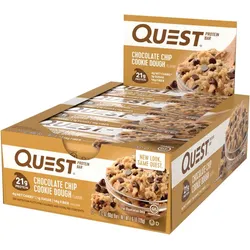 Quest Nutrition Quest Bars (12x60g) Chocolate Chip Cookie Dough EINHEITSFARBE 12 x 60 g