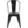 chefgastro Stapelstuhl Holz Schwarz