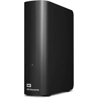 Western Digital WD Elements Desktop-Speicher 20 TB (Desktop-Speicher USB 3.0-kompatibel, Zusatzspeicher für Fotos, Musik, Videos und alle anderen Dateien, stoßfest) Schwarz