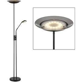 GLOBO LED Deckenfluter dimmbar Lesearm schwenkbar H 178,5cm