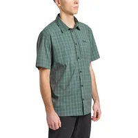 Jack Wolfskin Norbo Kurzarmhemd - Hedge Green Checks - S