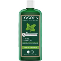 LOGONA Haarshampoo Anti-Fett Shampoo Bio-Zitronenmelisse, 250 ml