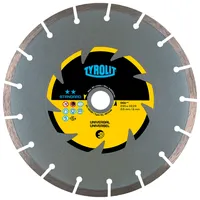 TYROLIT Diamanttrennscheibe DCU Stand.D.230mm Bohr.22,23mm Bau univ.7mm TYROLIT