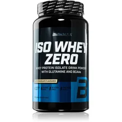 BioTechUSA Iso Whey Zero Molkenprotein laktosefrei Geschmack White Chocolate 908 g
