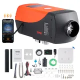 Vevor Luft Dieselheizung Standheizung 12 V 5 kW, Luftheizung Air Diesel Diesel Standheizung Lufterhitzer, 0,16–0,52 L/Std. Dieselheizung mit LCD-Display & Fernbedienung & Bluetooth-APP
