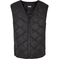 URBAN CLASSICS Zipped Gilet in schwarz Größe L