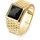 FAVS Edelstahlring 88594223 - gelbgold - 68
