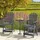 Costway Hoher Adirondack Stuhl Gartenstuhl 85 x 85 x 119 cm grau