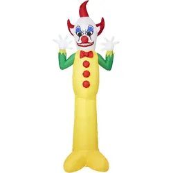 Smiffys 52914 - Halloween Dekoration - Aufblasbarer Clown für den Außenbereich (3m)