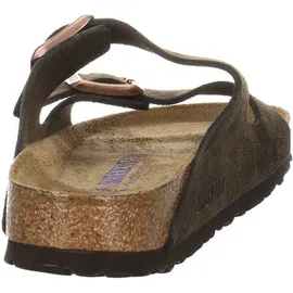 Birkenstock Arizona Mocca Weichbettung Veloursleder Schmal Unisex - Braun 40