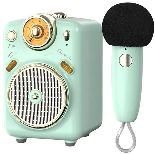 Preisvergleich Produktbild Fairy-OK Retro Mini Karaoke Speaker - Green