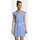 salzhaut Midikleid Blau M