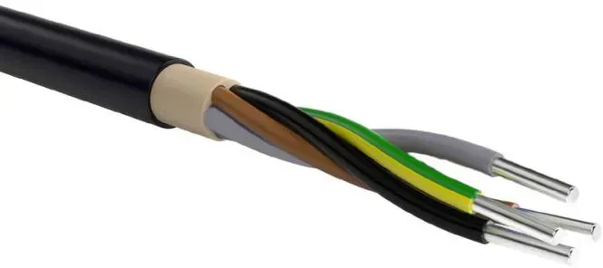Alu-Erdkabel NAYY-J 4 x25 RE - Meterware