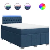 Maison Exclusive - Boxspringbett Mit Matratze Blau 120x200 Cm Sto