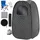 Tectake tectake® Mobile Dampfsauna ThermaLuxe I 1000 W, 15 Temperaturstufen Dunkelgrau/Schwarz