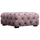 Fun Möbel Polsterhocker Designerhocker NATALIE in Stoff Riviera, Rose