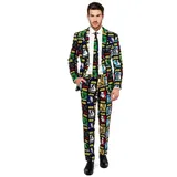 Opposuits Partyanzug Strong Force, Spektakulärer Star Wars Anzug für coole Typen bunt 48