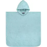 Normani Kinder Baumwoll Badeponcho Manama in Hellblau | Gr.: 60 x 60 cm