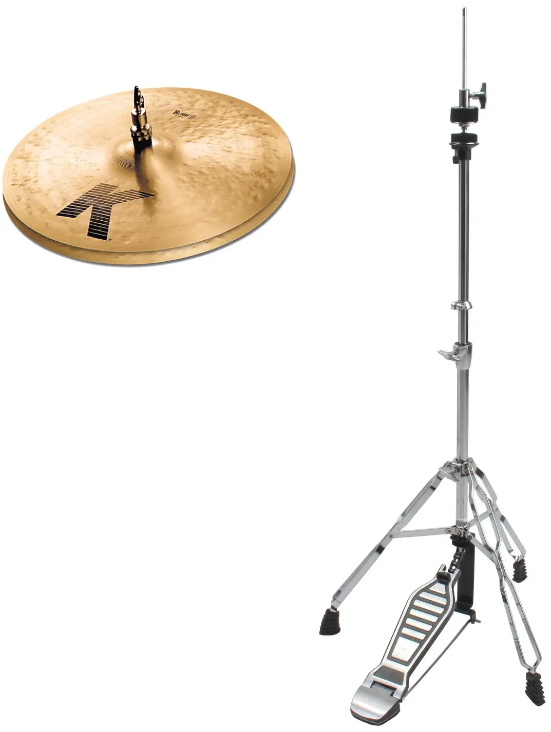 Zildjian K 14" Hi-Hat + HiHat Maschine SET