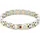 Tommy Hilfiger H-LINK Gliederarmband Blau/Rot 19 cm