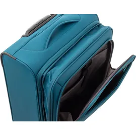 Franky T27-B 4-Rollen Cabin 55 cm / 50 l petrol/turquise