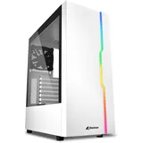 Sharkoon RGB Slider Midi-Tower ATX, mATX, mini-ITX 2 x USB 3.0 weiß