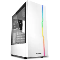 Sharkoon RGB Slider Midi-Tower ATX, mATX, mini-ITX 2 x USB 3.0 weiß