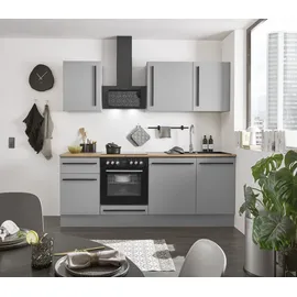 BASIC by Balculina Winkelküche L-Form 220 cm grau