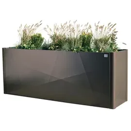 Biohort X-Design Hochbeet 201 x 53 x 77 cm Dunkelgrau-Metallic