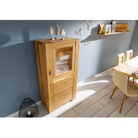 MASSIVMOEBEL24.DE Highboard 73 x 40 x 142 cm Beige