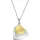 Celesta Kette mit Anhänger Bicolor Silber 925
