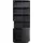 Woood Vitrine Finca 78 x 40 x 210 cm Schwarz