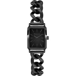 Quarzuhr TAMARIS "Chain Watch", schwarz, Armbanduhren, Damen, Quarzuhr, Armbanduhr, Damenuhr, Edelstahlarmband, analog