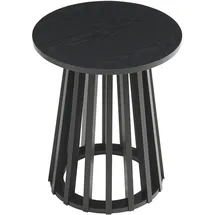 [en.casa] Buzzard Schwarz Bambus Ø40 x 48 cm