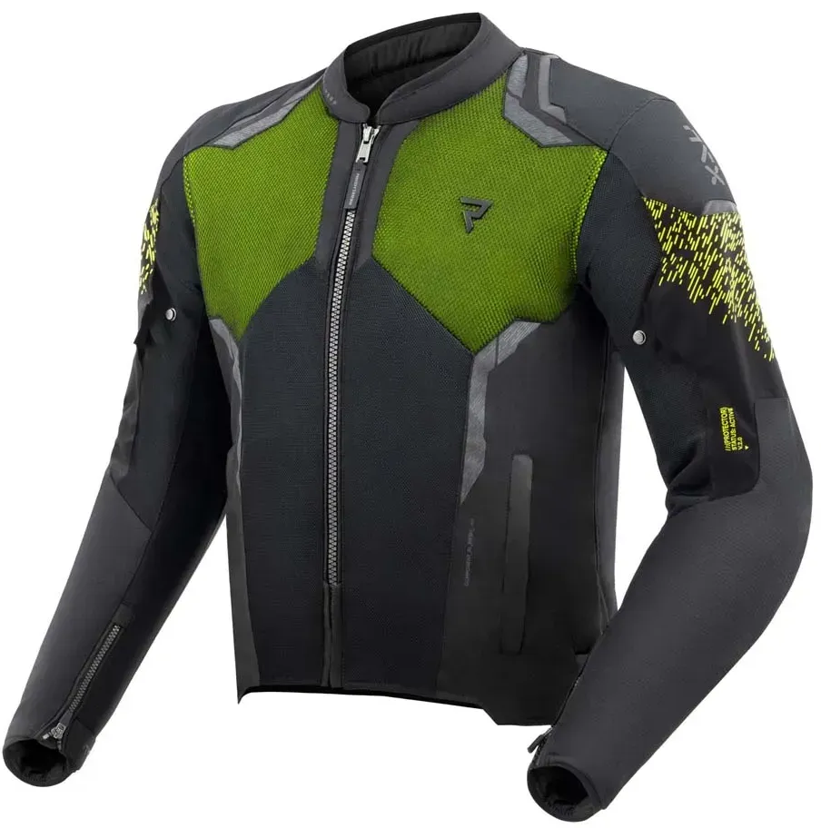 Rebelhorn Jax Jacke - Black / Fluor Yellow - 2XL