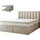 Trada Bond Boxspringbett 200 x 200 mit Bettkasten mit Matratze Hellbeige - TRADA