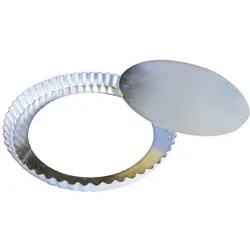 Esmeyer 1 x SCHNEIDER Kuchen- / Quiche-Formen,  Alu,herausnehmbarer Boden Ø320 mm