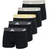 Adidas Boxershorts 5er-Pack, Anthrazit, M