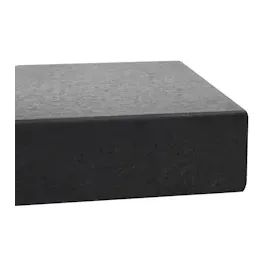 vidaXL Sonnenschirmständer Granit 25 kg Rechteckig Schwarz