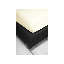 IRISETTE Spannbettlaken Jersey 180 x 200 cm beige