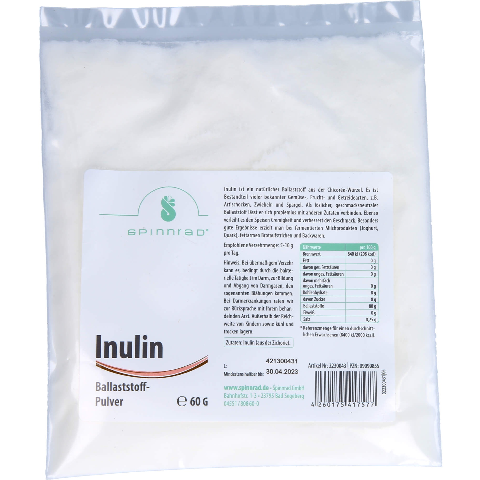 inulin spinnrad