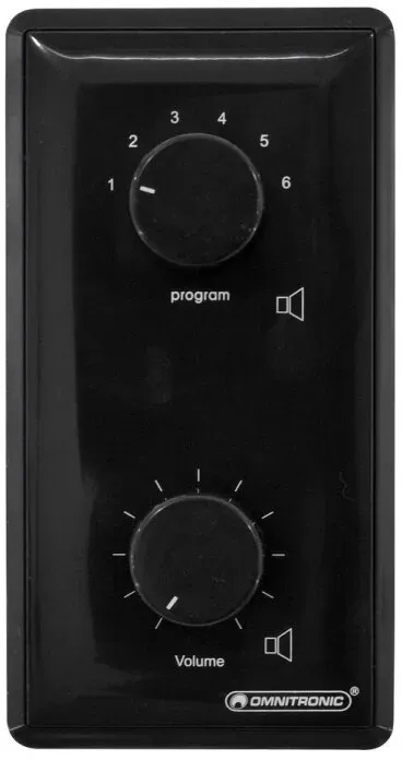 OMNITRONIC ELA-LS-Regler/Prog-Wähler10W mono sw