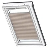 VELUX Wabenplissee Uni Beige 1155, CK06 1155KWL (Farbe: - 1155KWL, Farbe Schiene: