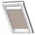 VELUX Wabenplissee Uni Beige 1155, CK06 1155KWL (Farbe: - 1155KWL, Farbe Schiene: