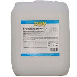CREME SEIFE Handseife neutrale Farbe für Druckspender 10 Liter Kanister