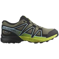 Salomon Speedcross Cs Wp Junior Wanderschuhe - Deep Lichen Green / Black / Safety Yell - EU 31