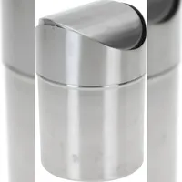 EHS Tischmülleimer 1,2 l Silber