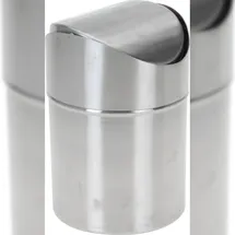 EHS Tischmülleimer 1,2 l Silber